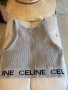 Кроп топ Селин*с/м* Celine cropped vest top. Grey ribbed vest, снимка 6