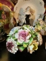 Royal Doulton England  Circa 1966 - “ Грандиозната цветна кошница” - порцеланова кошница с цветя, снимка 2