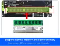 Дъно DDR3 X58, 2 DDR3 сокет 1366, USB 2.0 SATA PCB Port, снимка 2