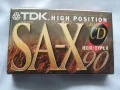 TDK SA-X90EA тип II празна аудио касета с висока позиция - нова запечатана, снимка 1