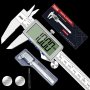 Нов Професионален Цифров Електронен дебеломер 0-150мм, 0-6инча Майстор , снимка 4