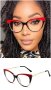 Рамки за очила в червено и черно , снимка 2