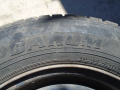 Две летни гуми и четири железни джанти, снимка 4