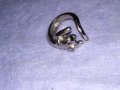 СТАР МЕДЕН НИКЕЛИРАН ФИГУРАЛЕН ВИНТИДЖ АРТ ПРЪСТЕН КОТЕ 38736, снимка 9