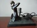 Промоция АР ДЕКО МАРКИРАНА над 100 год. бронз антика статуетка пластика, снимка 1