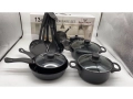 Комплект съдове за готвене от 13 части, Незалепващо покритие, снимка 11