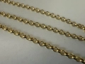 НОВ 8.42гр 55см  златен ланец версаче / златно колие / синджир / ланец / злато / златен / GOLD 585 /, снимка 4