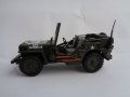  VICTORIA 1/43 JEEP WILLYS ИГРАЧКА КОЛИЧКА ВОЕНЕН МОДЕЛ ДЖИП