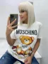 Moschino Дамска Тениска👚Дамска Блуза С Къс Ръкав Мошино - Различни Цветове Код LFS253, снимка 3