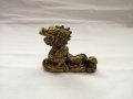 Сувенир малка статуетка китайски дракон в бронзов цвят