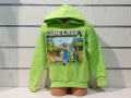 Нов детски суичър в зелен цвят с дигитален печат MINECRAFT, снимка 5