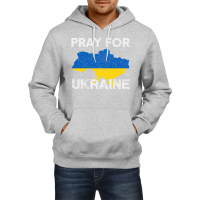 Мъжки Суитчър/Суитшърт Pray For Ukraine 2,Украйна, спрете войната,, снимка 2 - Суичъри - 36253527