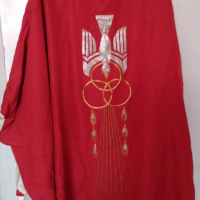 Стара пелерина- одежда (рицарска,църковна) ВАТИКАНА, снимка 1 - Антикварни и старинни предмети - 36309547