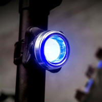 PS1200-BLUE Предна и OPTIKS-BLUE Аварийна патрулна велосипедна светлина, снимка 6 - Аксесоари за велосипеди - 44585258