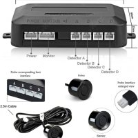 Парктроник с LED SLIM дисплей и звукова сигнализация с 4 сензора, снимка 3 - Аксесоари и консумативи - 42170363