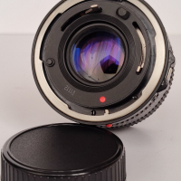 Филмов апарат Canon EF с обектив Canon 50 mm 1.8, снимка 3 - Фотоапарати - 44742368