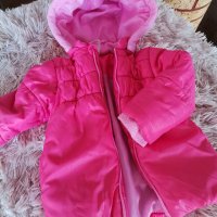 Детско яке, шапка и розови ботички, снимка 5 - Бебешки якета и елеци - 35913616