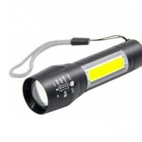 Мини фенер COB LED светлина, zoom, 3 режима на работа, USB зареждане и кутийка за съхранение, снимка 4 - Екипировка - 34645216
