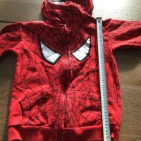 Детско поларени яке с качулка SpiderMan , размер 152, снимка 1 - Детски якета и елеци - 44146293