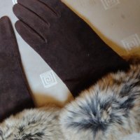 Кожени ръкавици 7 номер , снимка 2 - Ръкавици - 41521242