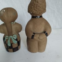 две керамични статуетки-авторски, снимка 4 - Антикварни и старинни предмети - 33908847