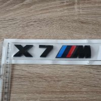БМВ Bmw X7 M черна емблема лого, снимка 3 - Аксесоари и консумативи - 44369974