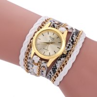 Дамски ръчен часовник тип гривна с верижки, снимка 6 - Дамски - 40825025