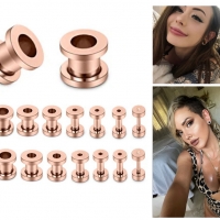 Флеш тунел разширител flesh tunnel plug earring, снимка 2 - Други - 36046771