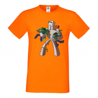 Мъжка тениска Iron Golem,Minecraft,Игра,Забавление,подарък,Изненада,Рожден Ден., снимка 12 - Тениски - 36494941
