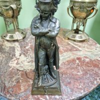 Прекрасна антикварна колекционерска френска фигура статуетка на Наполеон , снимка 4 - Антикварни и старинни предмети - 44413537