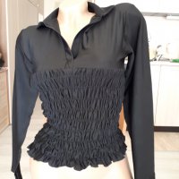 Нови дамски блузи в черно , снимка 1 - Блузи с дълъг ръкав и пуловери - 34168340