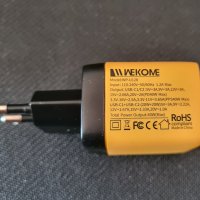 WEKOME GaN 40W зарядно с два USB TYPE-C порта, снимка 5 - Оригинални зарядни - 41961506