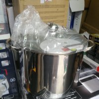 Тенджера от неръждаема стомана 30 см 16 литра за готвена на пара и кускус, снимка 9 - Съдове за готвене - 41429224