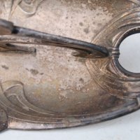 Посребрен лъжичник АРТ Деко, снимка 11 - Антикварни и старинни предмети - 42406781