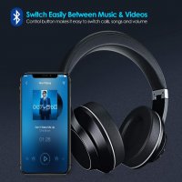 Слушалки с Bluetooth с микрофон Hi-Fi стерео, 30 часа време, снимка 4 - Слушалки и портативни колонки - 33935470