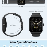 Нов Смарт часовник за мъже фитнес тракер за Android iOS смартфон, снимка 2 - Смарт гривни - 40775164