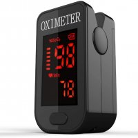 Нов Пулсов оксиметър Монитор за кислород в кръвта с LED дисплей Здраве, снимка 1 - Други - 36025137