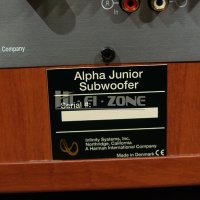  Субуфер Infinity alpha junior sub , снимка 11 - Тонколони - 42715278