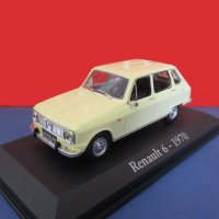 Renault 6 1970 - мащаб 1:43 на IXO-Altaya моделът е нов в PVC дисплей-кейс, снимка 1 - Колекции - 41710647
