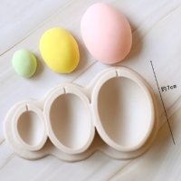 3 яйца яйце силиконов молд форма фондан декор украса, снимка 2 - Форми - 41868702