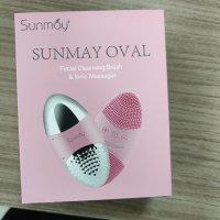 SUNMAY Oval Всичко в едно,звукова четка за почистване на лице,с функция за положителни и отрицателни, снимка 5 - Масажори - 42606098