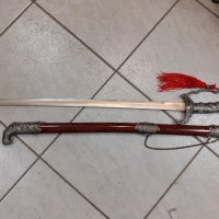 Красива азиатска сабя,меч,ятаган,острие, снимка 5 - Колекции - 39441813