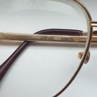 Оргинални луксозни диоптрични очила с позлата 24К, снимка 4 - Антикварни и старинни предмети - 36225842