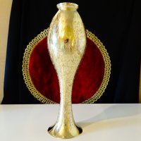 Бронзова ваза Британска Индия 28 см.,маркирана. , снимка 10 - Вази - 40169285
