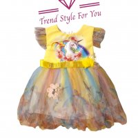 Детска рокля Мини Маус, Елза, Еднорог  80,92см, снимка 4 - Бебешки рокли - 40222365