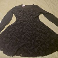 Черна ефектна рокля, снимка 6 - Рокли - 40812092