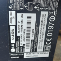 Power Supply Board EAX65424001(2.3) LGP42-14LPB от LG 42LB670V, снимка 6 - Части и Платки - 36238073