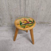 Трикрако столче в стил Рустик, снимка 1 - Столове - 38837091