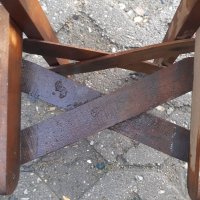 Соц.малко дървено столче, снимка 5 - Екипировка - 39562535