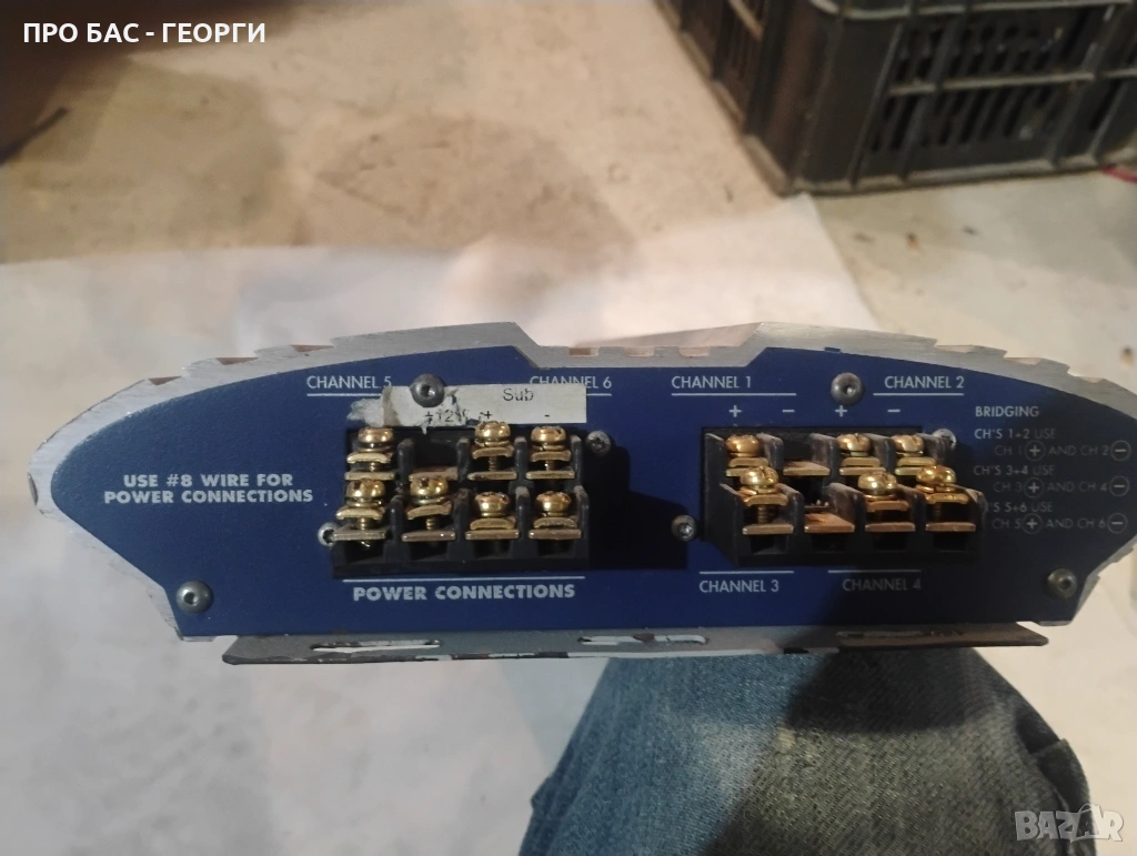 Aвтомобилен аудио усилвател Rodek 450i. USA made. Реална мощност, снимка 1